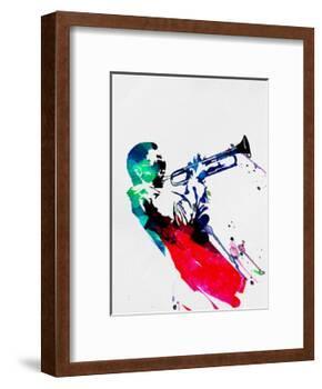 Miles Watercolor-Lora Feldman-Framed Art Print