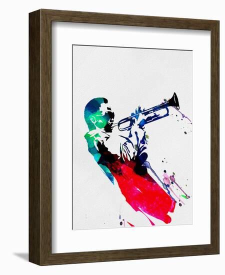 Miles Watercolor-Lora Feldman-Framed Premium Giclee Print