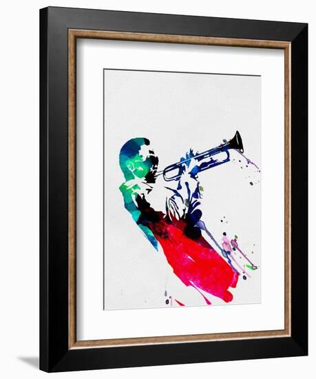 Miles Watercolor-Lora Feldman-Framed Premium Giclee Print