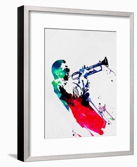 Miles Watercolor-Lora Feldman-Framed Premium Giclee Print