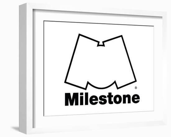 Milestone Records-null-Framed Art Print