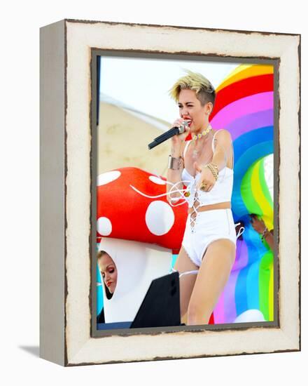 Miley Cyrus-null-Framed Stretched Canvas