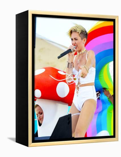 Miley Cyrus-null-Framed Stretched Canvas