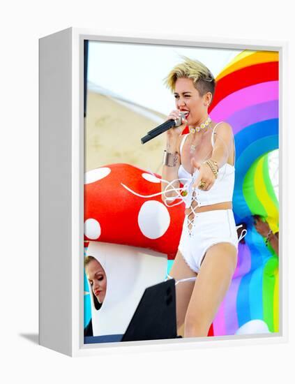 Miley Cyrus-null-Framed Stretched Canvas