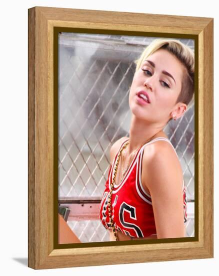 Miley Cyrus-null-Framed Stretched Canvas