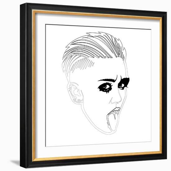 Miley Cyrus-Logan Huxley-Framed Art Print