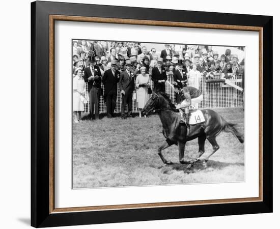 Milford Horseracing and Jockey Lester Piggott-null-Framed Photographic Print