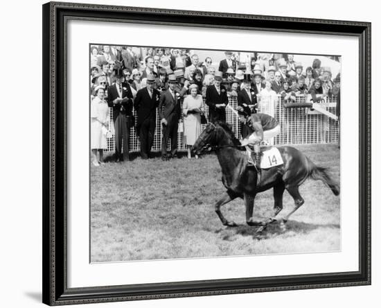 Milford Horseracing and Jockey Lester Piggott-null-Framed Photographic Print