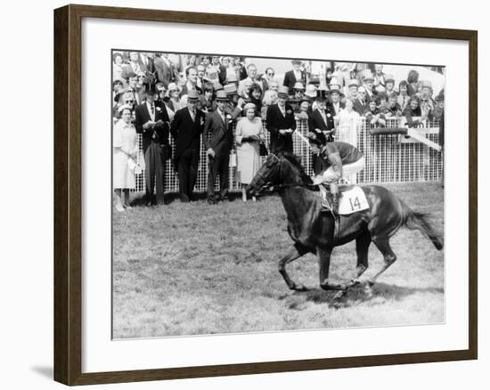 Milford Horseracing and Jockey Lester Piggott-null-Framed Photographic Print