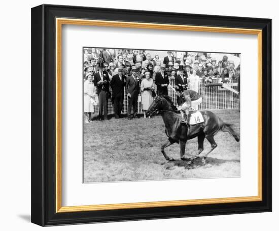 Milford Horseracing and Jockey Lester Piggott-null-Framed Photographic Print