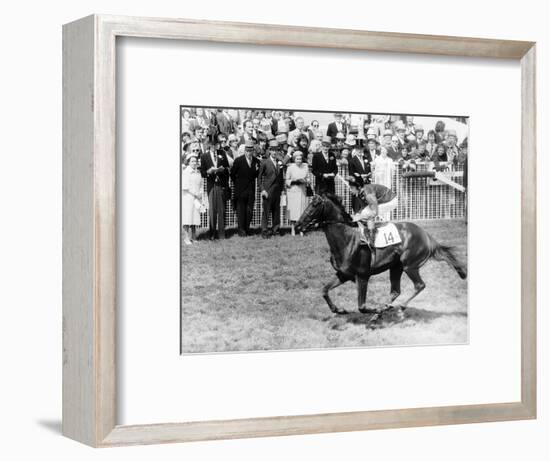 Milford Horseracing and Jockey Lester Piggott-null-Framed Photographic Print