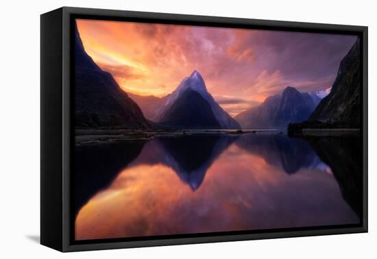 milford-sound-10-Lincoln Harrison-Framed Stretched Canvas