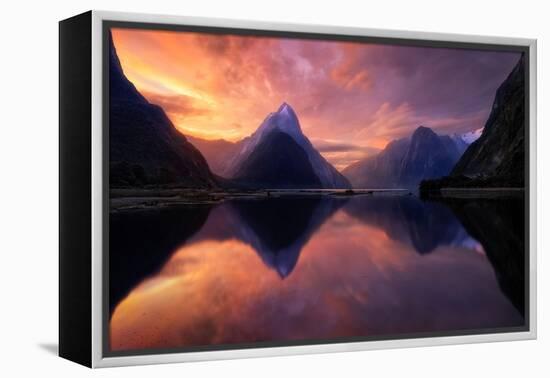 milford-sound-10-Lincoln Harrison-Framed Stretched Canvas