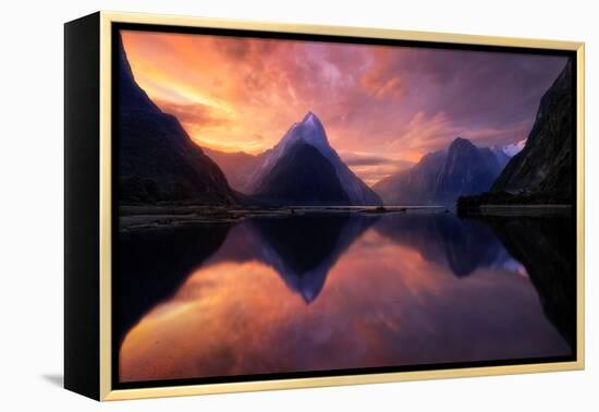 milford-sound-10-Lincoln Harrison-Framed Stretched Canvas