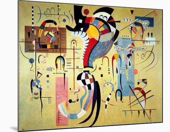 Milieu Accompagne-Wassily Kandinsky-Mounted Art Print