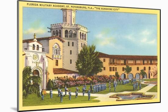 Military Academy, St. Petersburg, Florida-null-Mounted Art Print