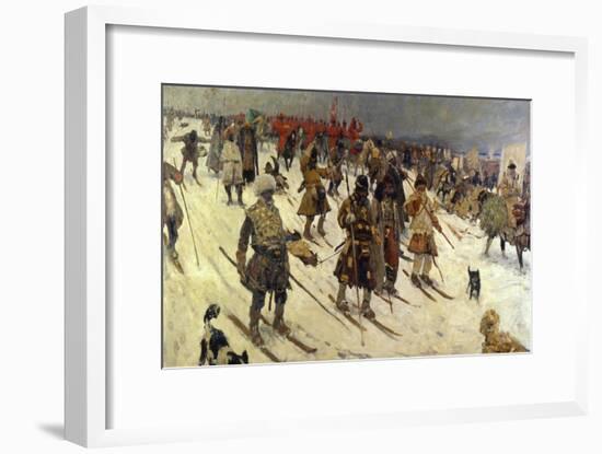 Military Campaign of the Russians in the 16th Century, 1903-Sergei Ivanov-Framed Giclee Print