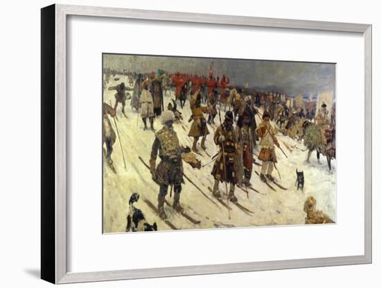 Military Campaign of the Russians in the 16th Century, 1903-Sergei Ivanov-Framed Giclee Print