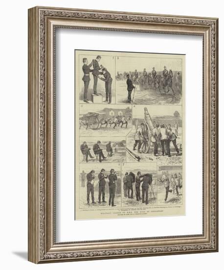 Military Career of Hrh the Duke of Connaught-Alfred Chantrey Corbould-Framed Giclee Print