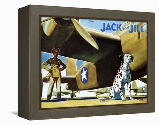 Military Dog - Jack and Jill, November 1942-Manning de V. Lee-Framed Premier Image Canvas