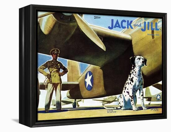 Military Dog - Jack and Jill, November 1942-Manning de V. Lee-Framed Premier Image Canvas