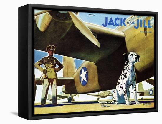 Military Dog - Jack and Jill, November 1942-Manning de V. Lee-Framed Premier Image Canvas