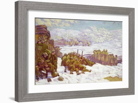 Military Exercise-Henry Lamb-Framed Giclee Print