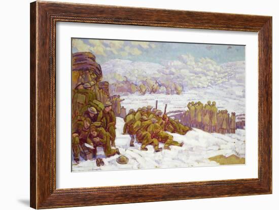 Military Exercise-Henry Lamb-Framed Giclee Print