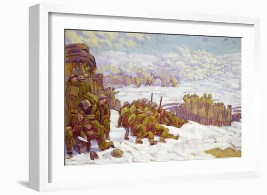 Military Exercise-Henry Lamb-Framed Giclee Print