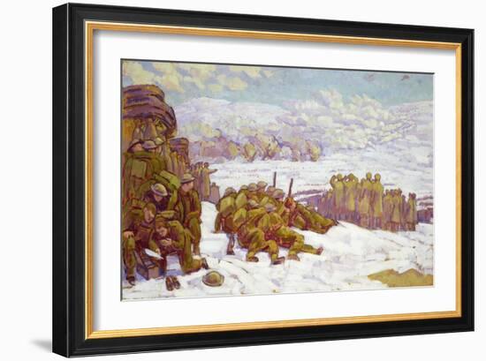 Military Exercise-Henry Lamb-Framed Giclee Print