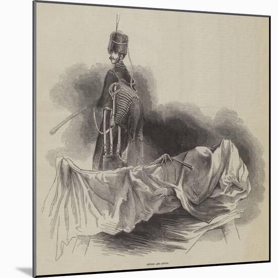 Military Flogging-null-Mounted Giclee Print