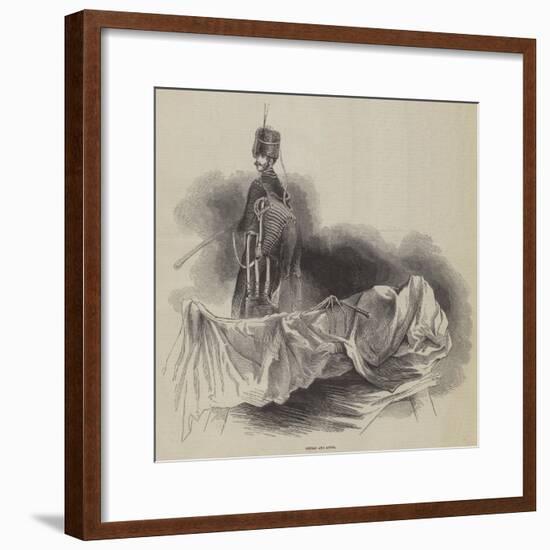 Military Flogging-null-Framed Giclee Print