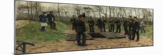 Military Funeral-Isaac Israels-Mounted Giclee Print