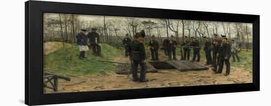 Military Funeral-Isaac Israels-Framed Giclee Print