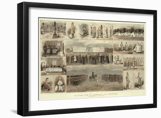 Military Life at Aldershot and Sandhurst-Edward Killingworth Johnson-Framed Giclee Print