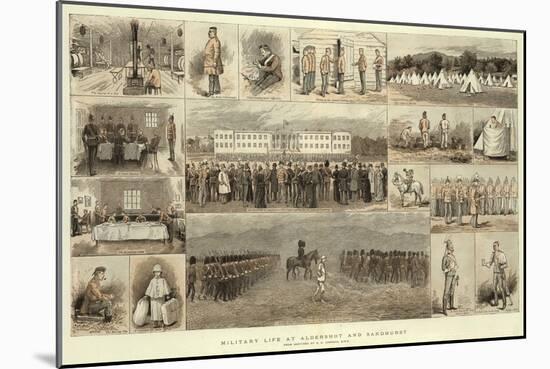 Military Life at Aldershot and Sandhurst-Edward Killingworth Johnson-Mounted Giclee Print