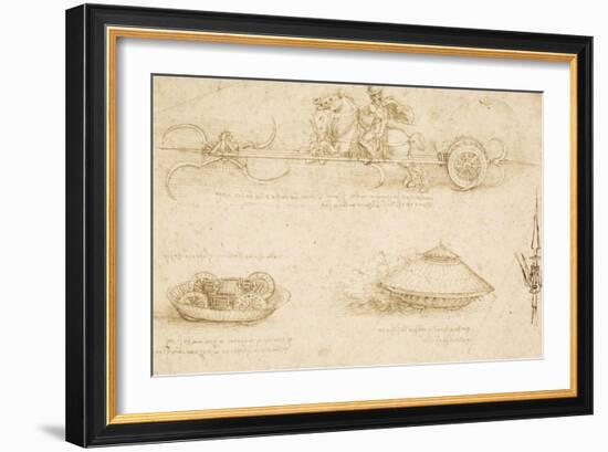 Military Machines-Leonardo da Vinci-Framed Art Print