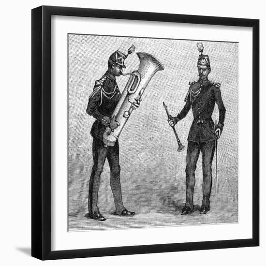 Military Music - Musicians of the Republican Guard (8 of 8)-null-Framed Art Print