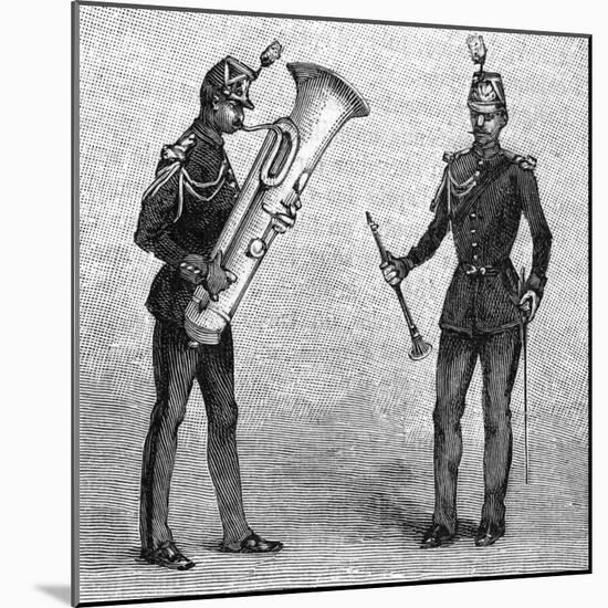 Military Music - Musicians of the Republican Guard (8 of 8)-null-Mounted Art Print