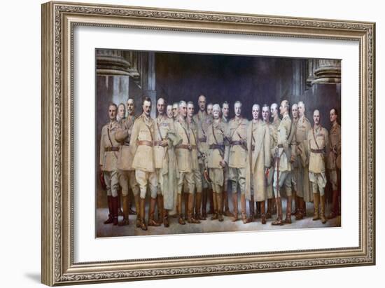 Military Officers of First World War-John Singer Sargent-Framed Giclee Print