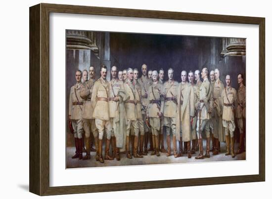 Military Officers of First World War-John Singer Sargent-Framed Giclee Print