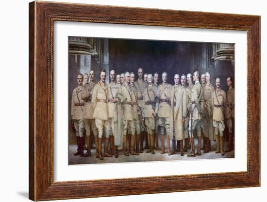 Military Officers of First World War-John Singer Sargent-Framed Giclee Print