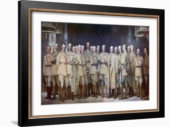 Military Officers of First World War-John Singer Sargent-Framed Giclee Print