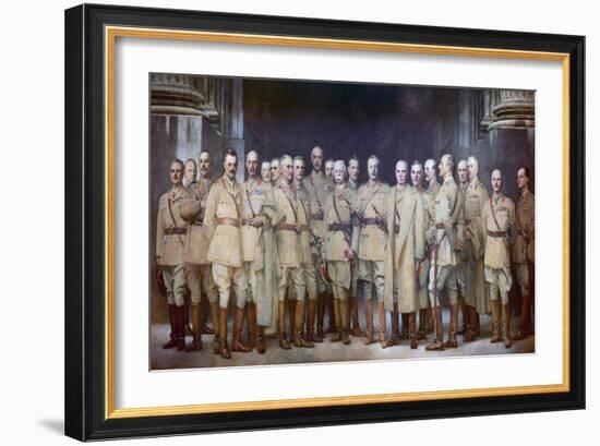 Military Officers of First World War-John Singer Sargent-Framed Giclee Print