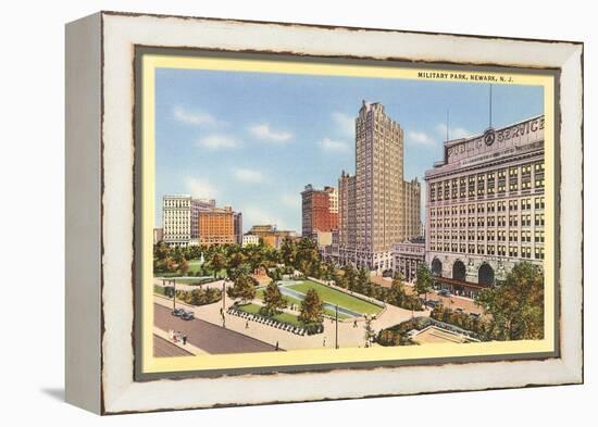 Military Park, Newark, New Jersey-null-Framed Stretched Canvas