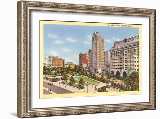 Military Park, Newark, New Jersey-null-Framed Art Print