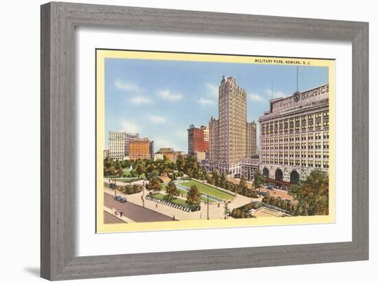 Military Park, Newark, New Jersey-null-Framed Art Print