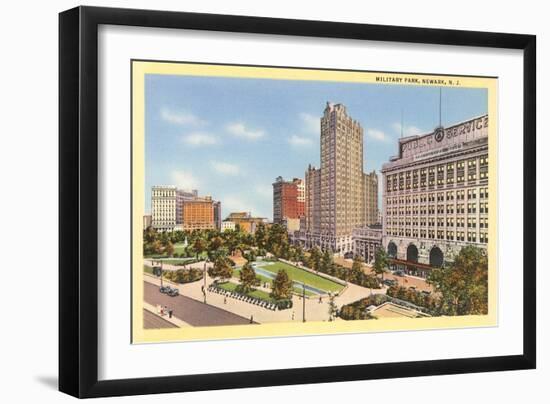 Military Park, Newark, New Jersey-null-Framed Art Print