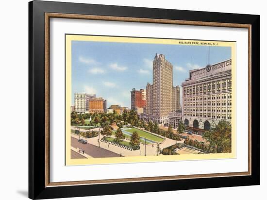 Military Park, Newark, New Jersey-null-Framed Art Print