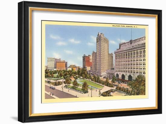 Military Park, Newark, New Jersey-null-Framed Art Print